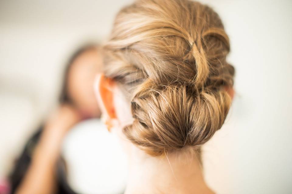 Bride Getting Ready