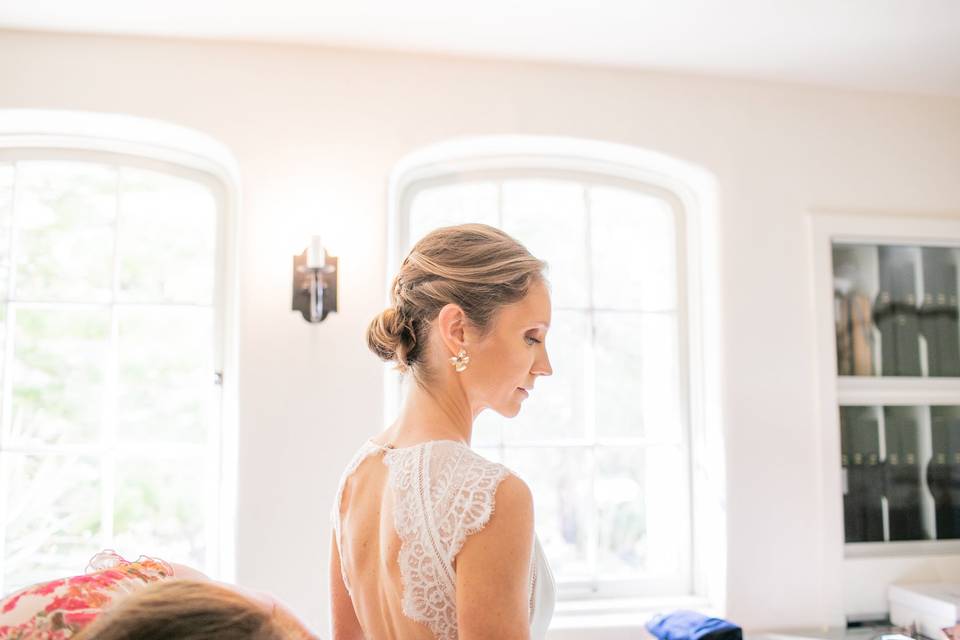 Bride Getting Ready