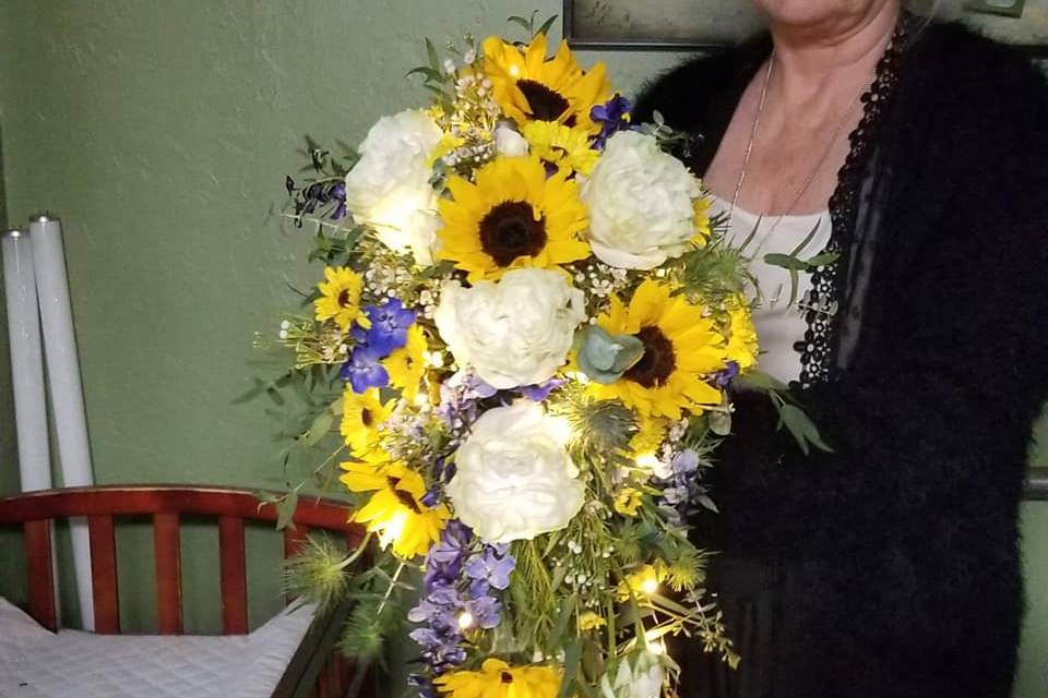 Rustic Sunflowers