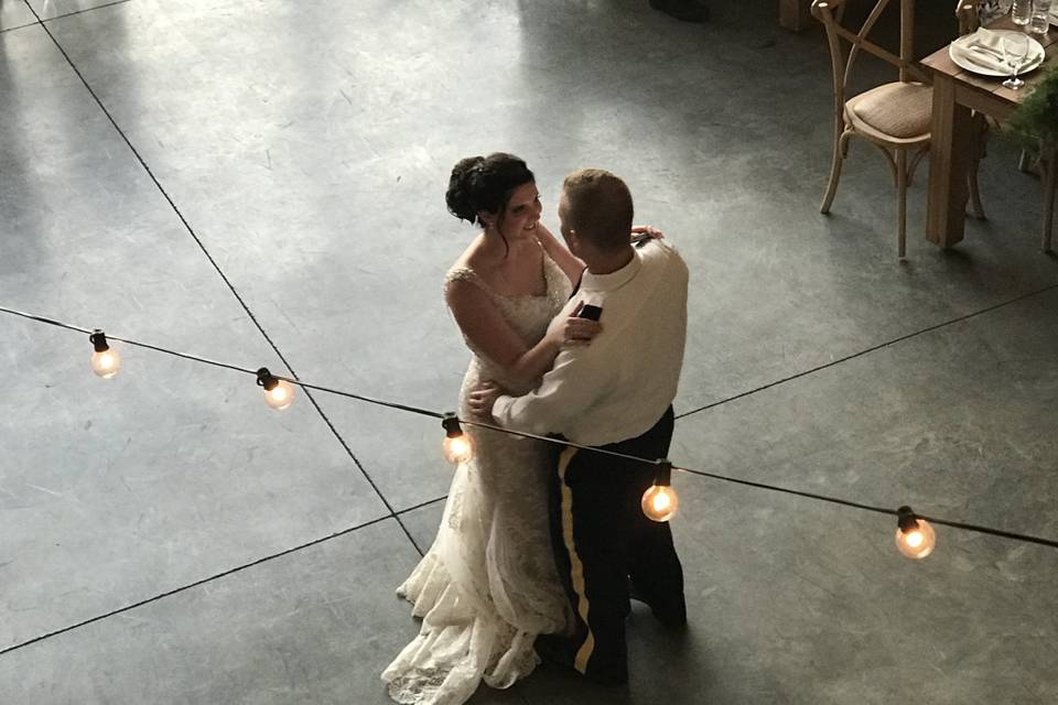 First dance from above