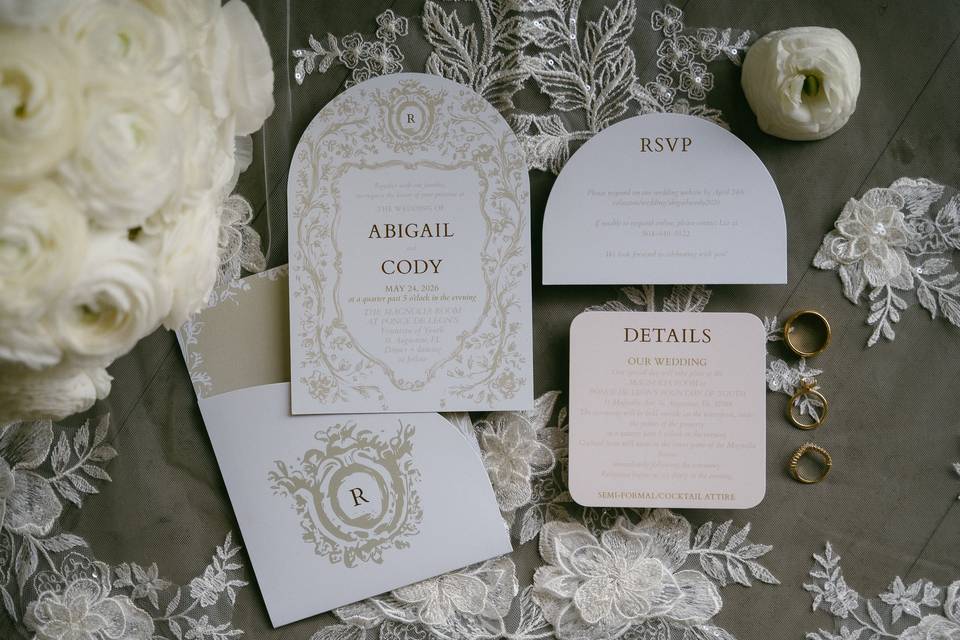 St augustine wedding details