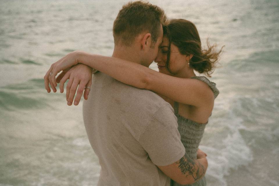 Beach engagement