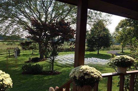 Wedding ceremony area