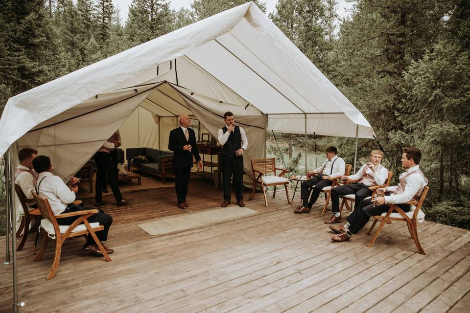 Groom's Tent