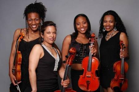 One of the group that performs with the Aida String network.