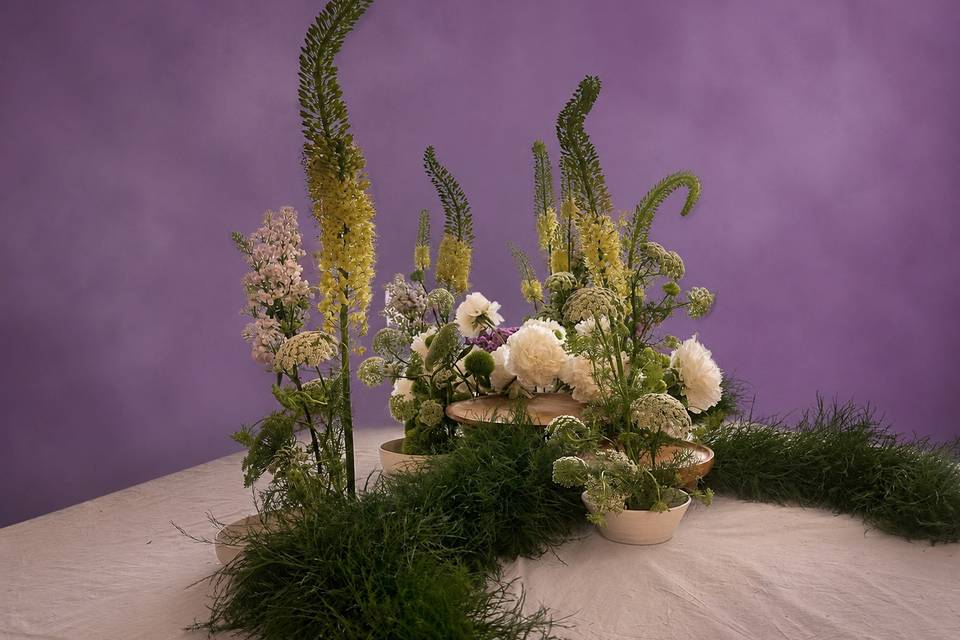 Pink in Motion- A lush floral