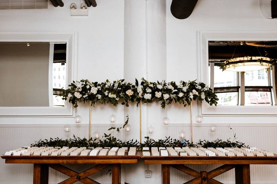 Escort Card Table