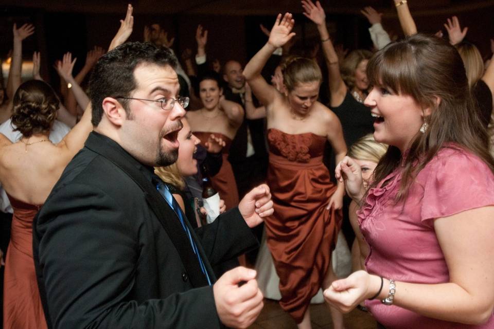 Everyone has a great time at a Lisa Rene wedding.  The dance floor is usually packed from start to finish and the majority of our events go longer because no one wants the party to end!