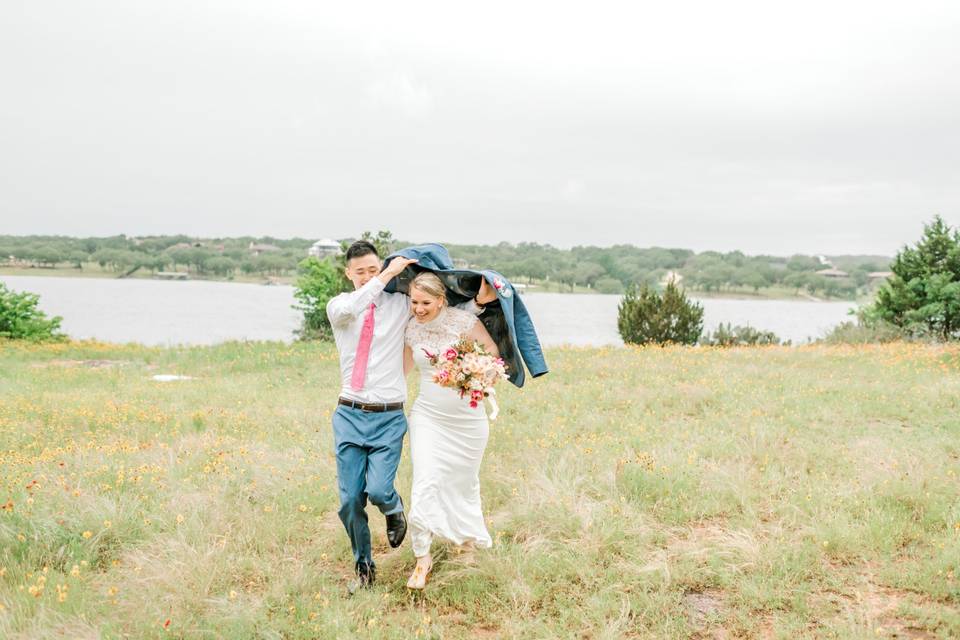 Waterfront elopement