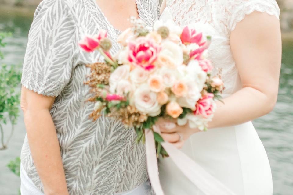 Waterfront elopement