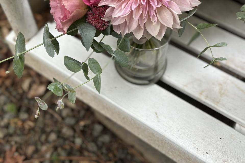 Late summer bridesmaid