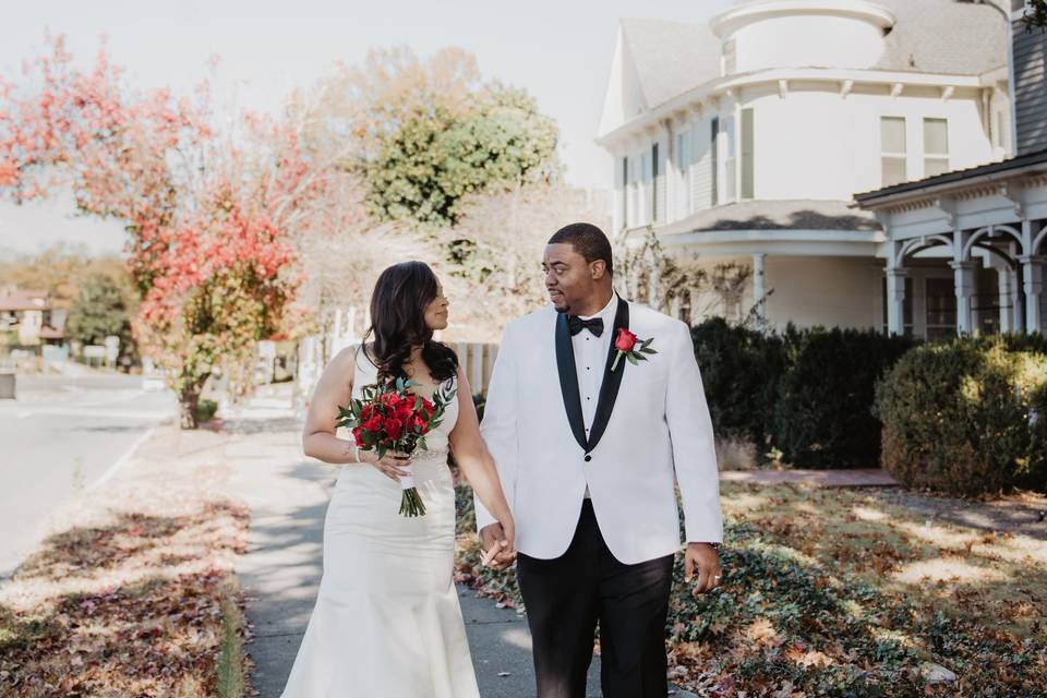 Bride and groom