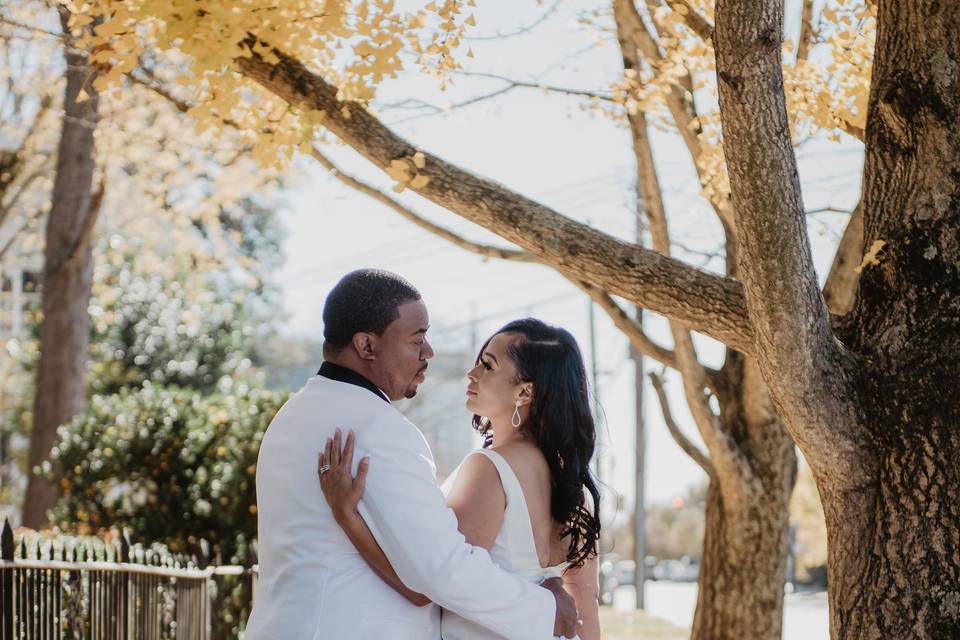 Bride and groom