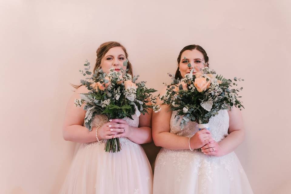 Brides together