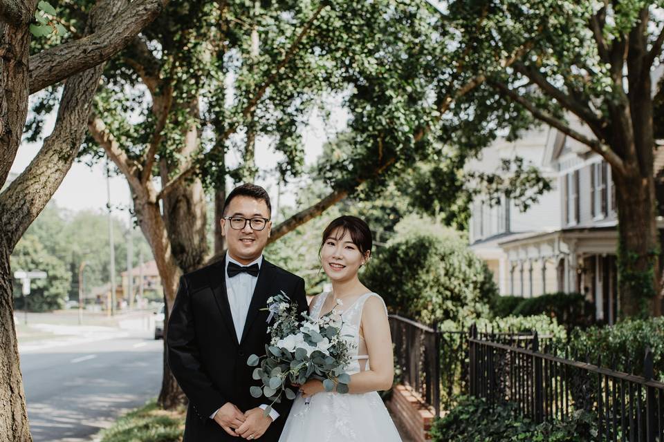 Bride and groom