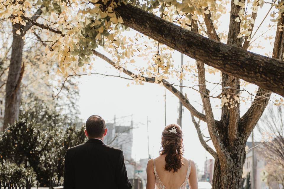 Bride and groom