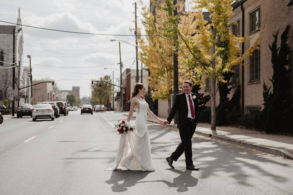 Bride and groom