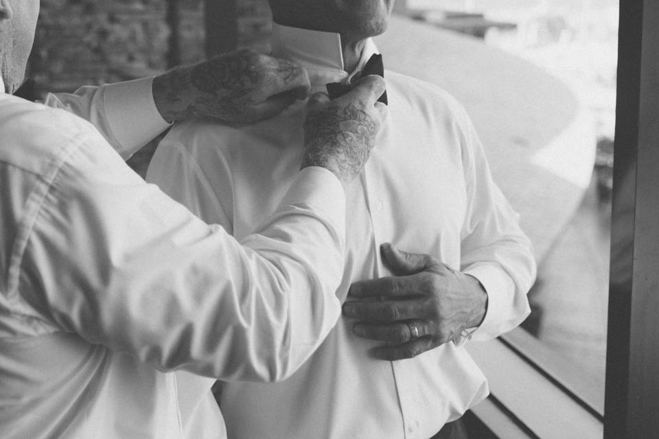 Groom and best man