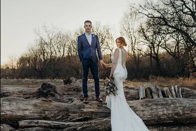 Navy groom suit - $229