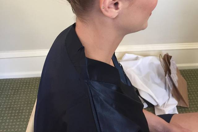 Bridesmaid formal updo/ ABH