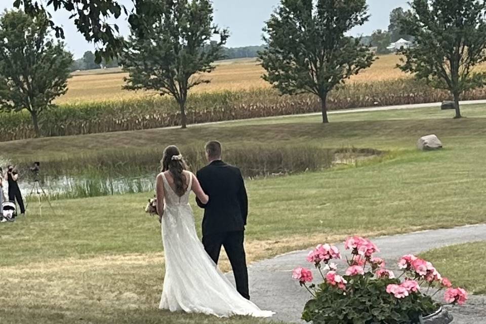 Father and bride