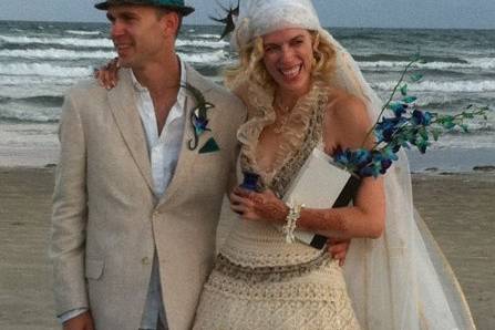 Happy newlyweds