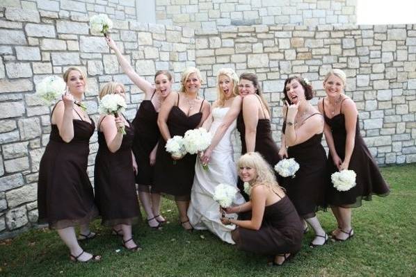 Wedding party fun