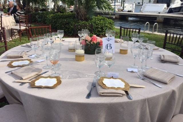 Reception setup