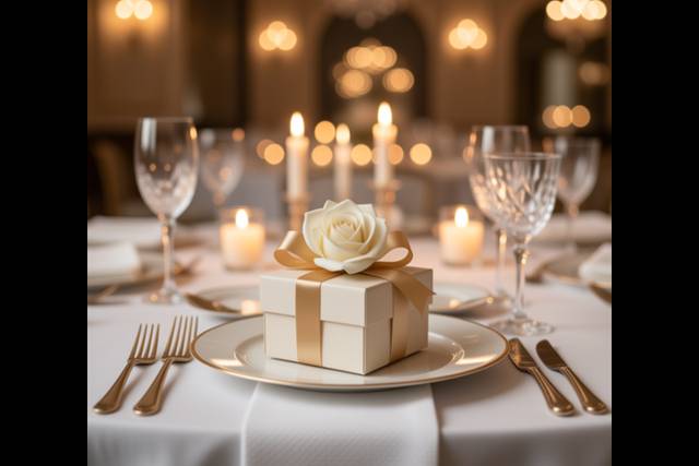 Luxury Gold Favor Boxes