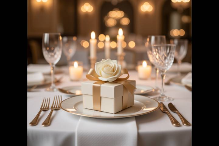 Luxury Gold Favor Boxes