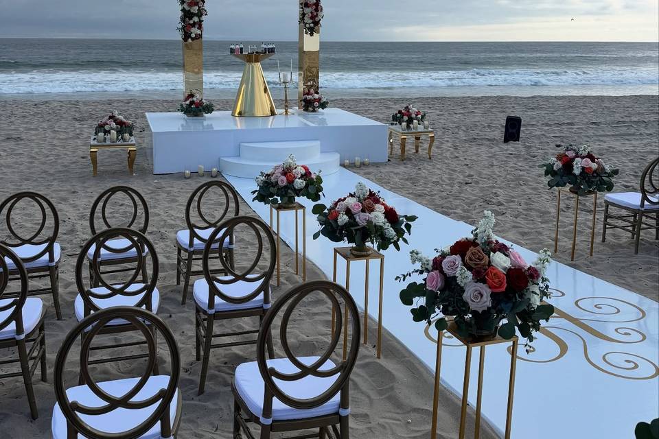 Ceremony setup