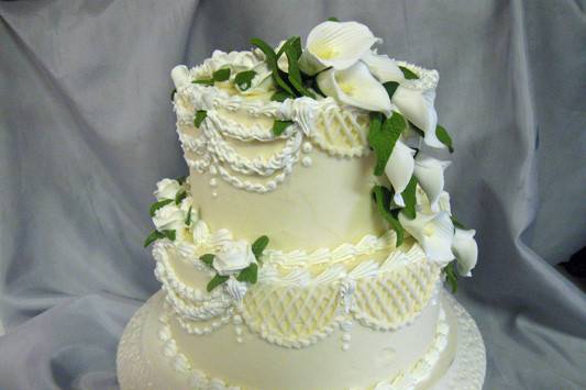 Detailed wedding cake