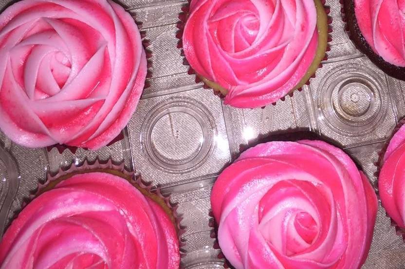 Pink cupcakes