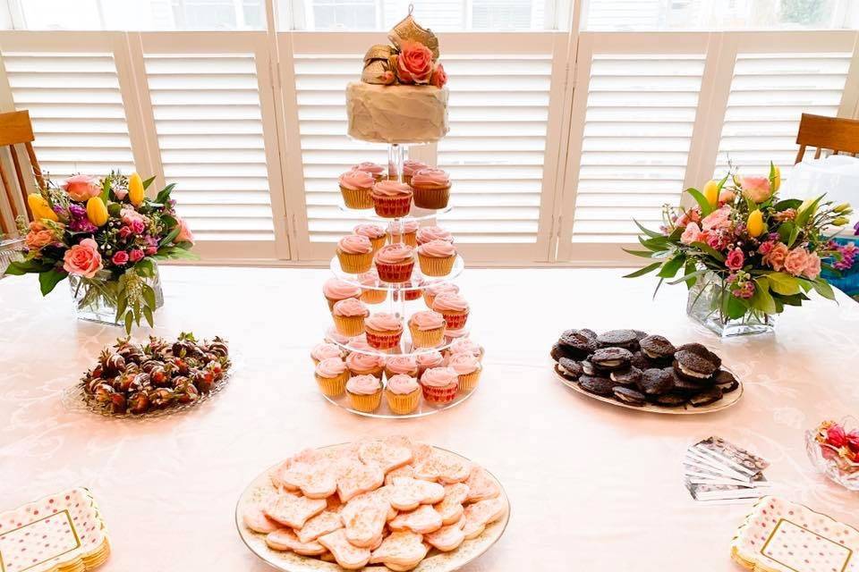 Cake, cupcakes, and treats