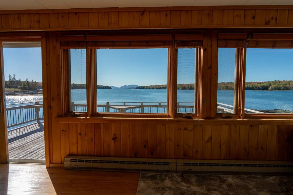 Windows at the island house