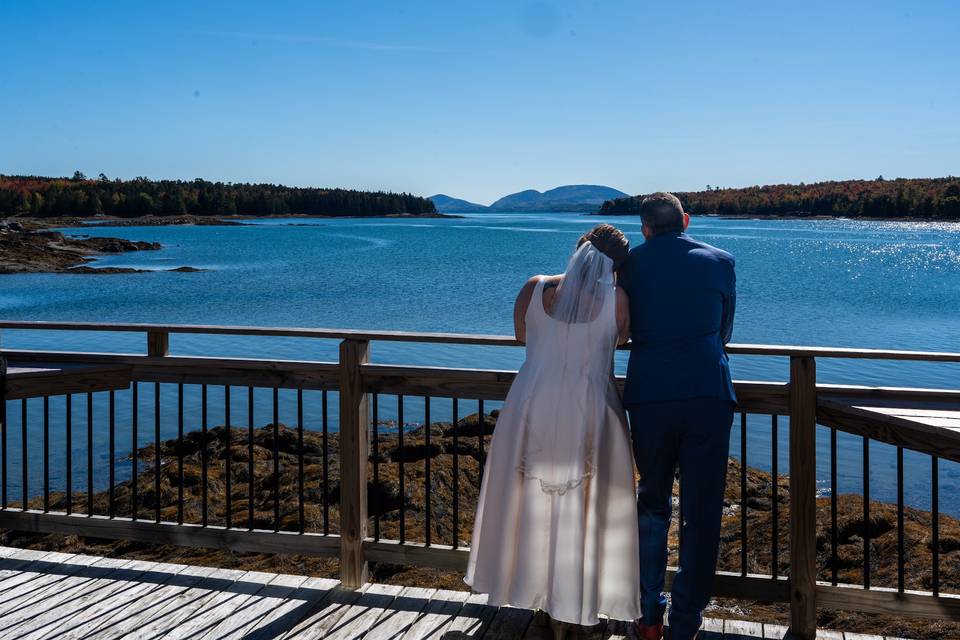 Couple on the deck