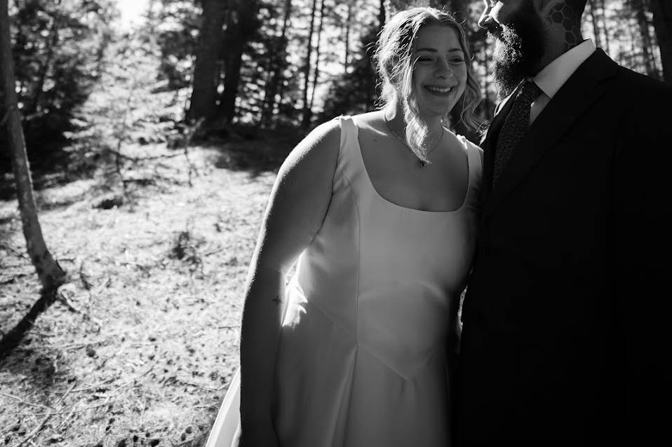 Couple in forest