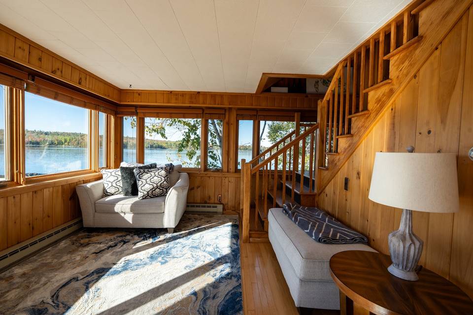 Island house living room