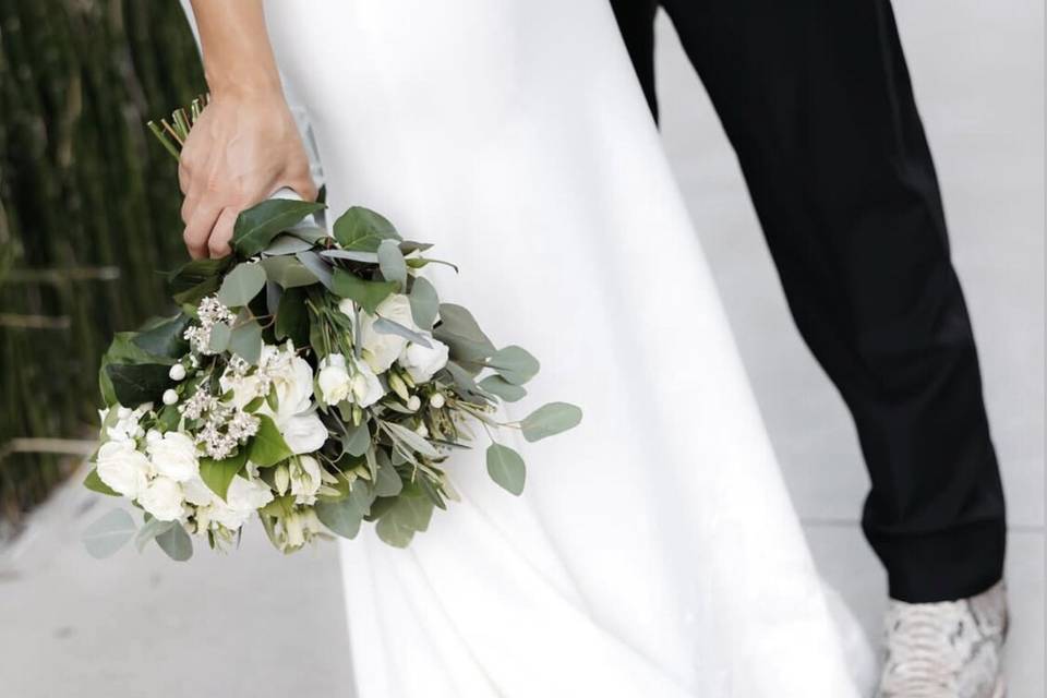 Black + White + Greens