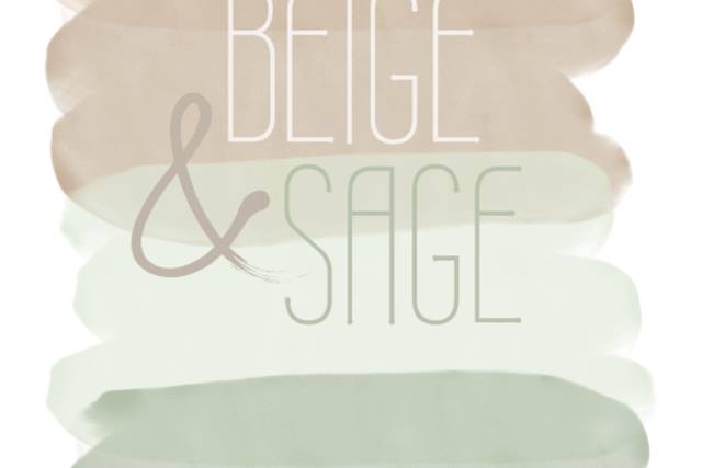 Beige & Sage