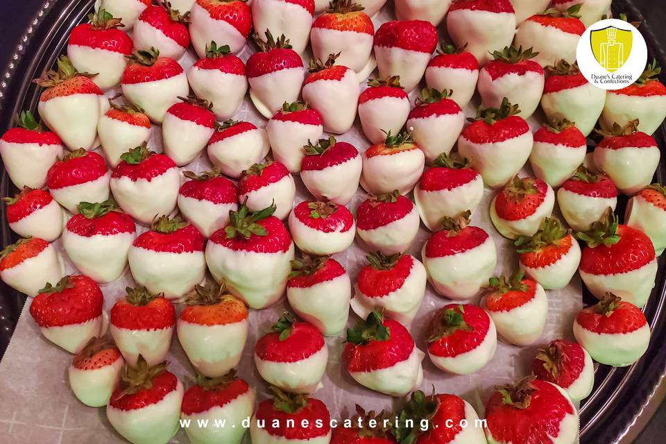 White choc dipped