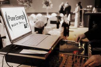 DJ table setup