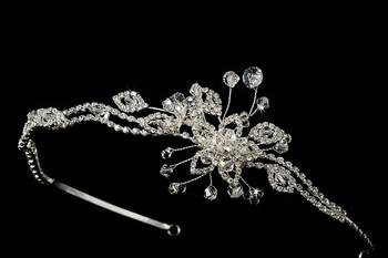 Twilight crystal headband perfect for either a bride or flowergirl to wear on that special day.