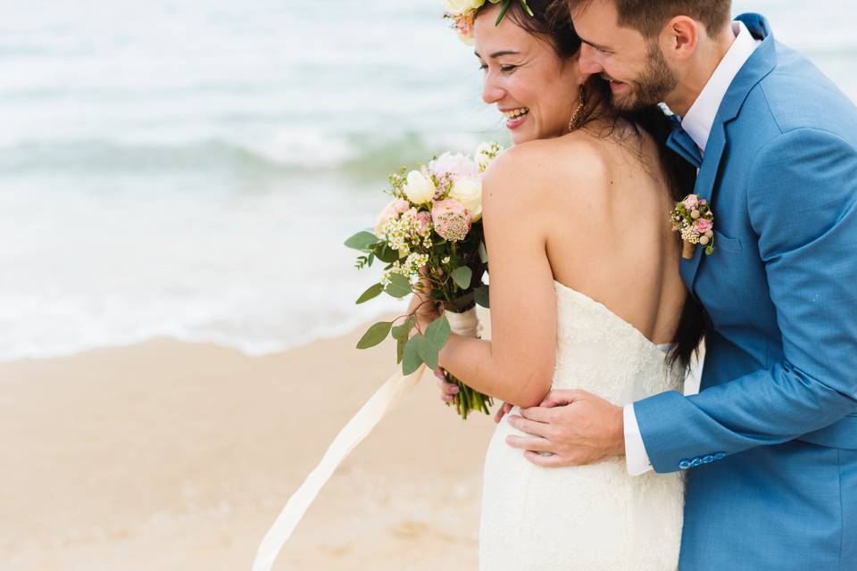 Beach wedding decoration