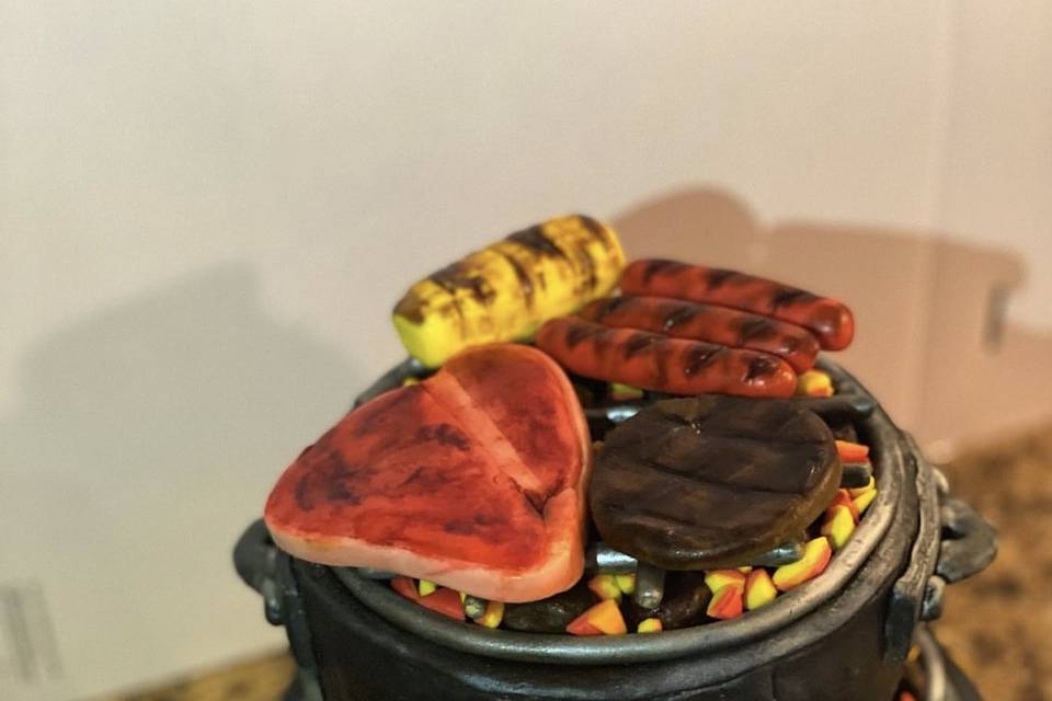 Grill cake