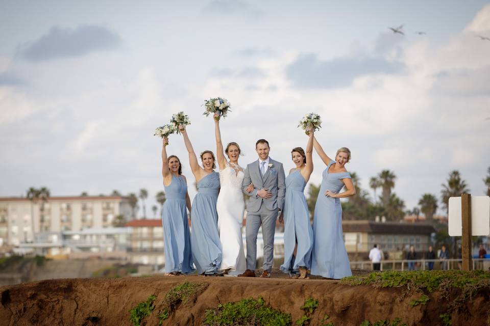 Sunset Cliffs Wedding Party