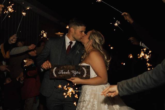 Sparkler celebration