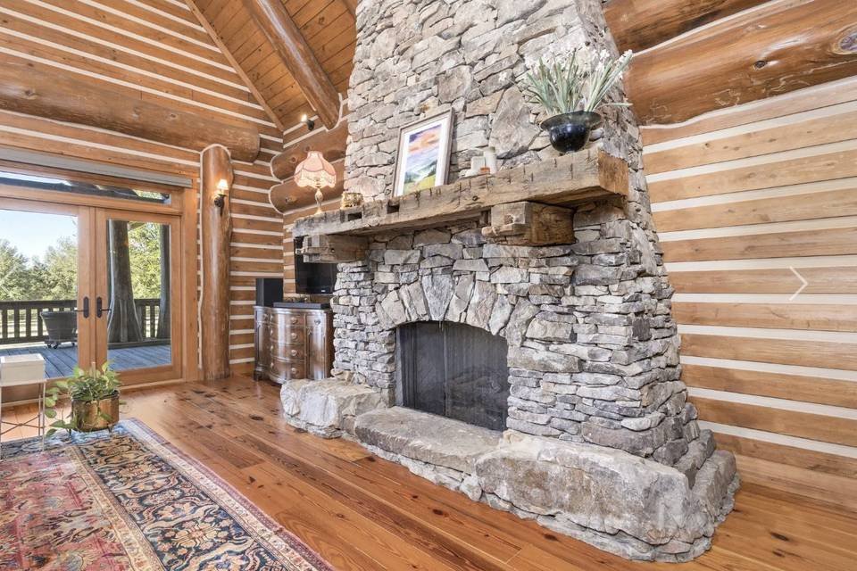 Cozy Fireplace in the Main Hou