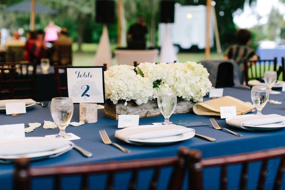 Table numbers | storey wedding | private backyard wedding
