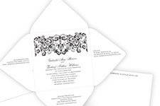 Radiant Borders InvitationRadiant borders shine in white against your choice of background color, framing your wording with unique detail. Background and wording print in your choice of imprint colors. Choose any two imprint colors and typestyles for your wording. Matching reception cards, response cards and response postcards are all available with this wedding invitation. Outer envelopes are also included.